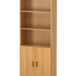 КФ16 Шкаф высокий (740х390х2002) (ШФ14+ДФ13*2) — КФ16.5 — миланский орех