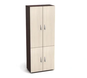К3 Канц Шкаф высокий закрытый (700х350х1830) (ШК31+ДК36х2+ДК32х2) (К3-кан) — арт. MONOLIT-P-E280DEF5D26A