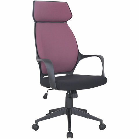 Кресло офисное BRABIX PREMIUM "Galaxy EX-519", ткань, черное/терракотовое, 531570 — арт. SAMSON-531570