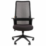 Кресло офисное Chairman CH 573, сетка/ткань, черное, 7134740 — арт. SAMSON-533220