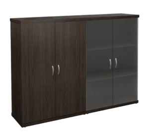 КЭ103 Шкаф низкий (КЭ19*2+КЭ31+КЭ23*2+БСКТ410*2+ФС03*2) (1704*424*1274) Эталон (КЭ103) — арт. MONOLIT-P-6F7433A99DF4