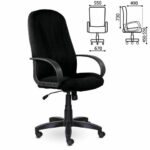 Кресло офисное BRABIX "Classic EX-685", ткань С, черное, 532022 — арт. SAMSON-532022