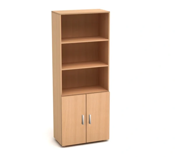 К1 Канц Шкаф 3-открытые полки (700х350х1830) (ШК31+ДК32х2) (К1-кан) — арт. MONOLIT-P-653451302403