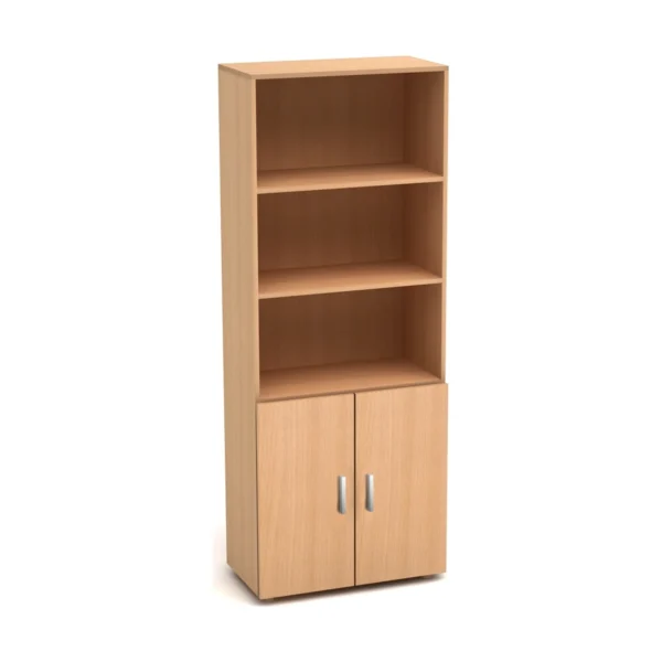 К1 Канц Шкаф 3-открытые полки (700х350х1830) (ШК31+ДК32х2) (К1-кан) — арт. MONOLIT-P-653451302403