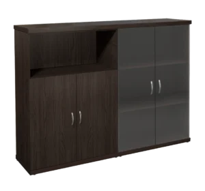 КЭ102 Шкаф низкий (КЭ19*2+КЭ31+КЭ22*2+БСКТ410*2+ФС03*2) (1704*424*1274) Эталон (КЭ102) — арт. MONOLIT-P-7C28F5FA8A80
