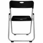 Стул складной BRABIX "Golf Lite CF-017", серебристый каркас, пластик чёрный, 532895 — арт. SAMSON-532895