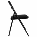 Стул складной BRABIX "Golf Plus CF-003 КОМФОРТ", чёрный каркас, чёрная ткань, 532889 — арт. SAMSON-532889