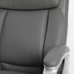 Кресло офисное BRABIX PREMIUM "Level EX-527", пружинный блок, рециклированная кожа, серое, 531937 — арт. SAMSON-531937