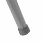 Стул складной BRABIX "Golf CF-007", серебристый каркас, кожзам чёрный, 532891 — арт. SAMSON-532891