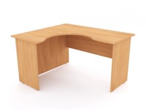Стол криволинейный левый 1404х1204х756 Монолит (СМ27) — арт. MONOLIT-P-BCBA3D89C74C