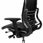 Кресло МЕТТА "Move" B2-10D, 2D-спинка, 3D-подголовник, 4D-подлокотники, экокожа, черное — арт. SAMSON-533002