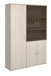 КЭ108 Шкаф высокий (КЭ24+КЭ17+КЭ28+КЭ22*2+БСКТ410*2+ФС03*2) (1404*424*2066) Эталон (КЭ108) — арт. MONOLIT-P-33A970C5C681