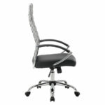 Кресло офисное BRABIX "Style EX-528", экокожа, хром, черное, 531947 — арт. SAMSON-531947