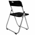 Стул складной BRABIX "Golf Lite CF-017", серебристый каркас, пластик чёрный, 532895 — арт. SAMSON-532895