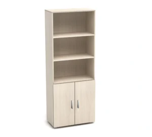 К1 Канц Шкаф 3-открытые полки (700х350х1830) (ШК31+ДК32х2) (К1-кан) — арт. MONOLIT-P-653451302403