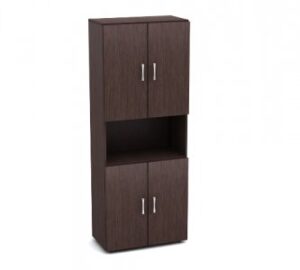 К4 Канц Шкаф высокий одна открполка (700х350х1830) (ШК31+ДК32х4) (К4-кан) — арт. К4