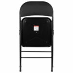 Стул складной BRABIX "Golf Plus CF-003 Комфорт", черный каркас, кожзам черный, 531566 — арт. SAMSON-531566