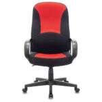 Кресло офисное BRABIX "City EX-512", ткань черная/красная, TW, 531408 — арт. SAMSON-531408