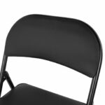 Стул складной BRABIX "Golf Plus CF-003 Комфорт", черный каркас, кожзам черный, 531566 — арт. SAMSON-531566