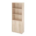 Шкаф 3 отрк. Полки 700х338х1845 (КЦ14+КЦ17*2) Канцлер (КЦ26) — арт. MONOLIT-P-04813429704B