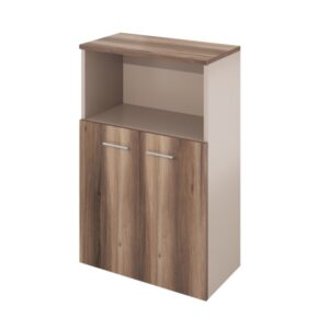 Шкаф низкий (800х418х1250) (ДГ46_1+ДГ40_2+ДГ51х2) Дуглас (ДГ47) — арт. MONOLIT-P-FC35CDCAED97