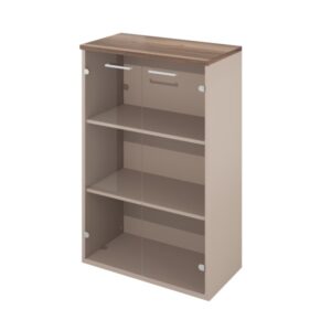 Шкаф низкий (800х418х1250) (ДГ46_1+ДГ40_2+ДГ54*2+ДГ55*2) Дуглас (ДГ49) — арт. MONOLIT-P-495EB2DA5998