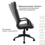 Кресло офисное BRABIX PREMIUM "Prime EX-515", экокожа, черное, 531569 — арт. SAMSON-531569