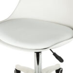 Кресло стул BRABIX "Eames MG-310 PL", пластик белый, экокожа белая, 532926 — арт. SAMSON-532926