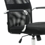Кресло офисное BRABIX "Fit EX-514", с подголовником, хром, черное, 531949 — арт. SAMSON-531949