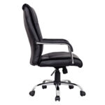 Кресло офисное BRABIX "Space EX-508", экокожа, хром, черное, 530860 — арт. SAMSON-530860