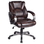 Кресло офисное BRABIX "Eldorado EX-504", экокожа, коричневое, 530875 — арт. SAMSON-530875