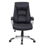 Кресло из натуральной кожи BRABIX "Grand EX-500", черное, 530861 — арт. SAMSON-530861