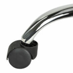 Кресло стул BRABIX "Eames MG-310 CH", хром, пластик черный, экокожа черная, 532925 — арт. SAMSON-532925