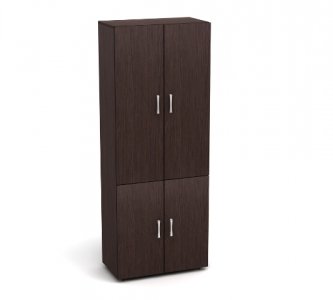 К3 Канц Шкаф высокий закрытый (700х350х1830) (ШК31+ДК36х2+ДК32х2) (К3-кан) — арт. К3