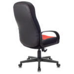 Кресло офисное BRABIX "City EX-512", ткань черная/красная, TW, 531408 — арт. SAMSON-531408