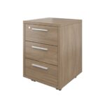 Тумба выкатная (3 ящика с замком) 450х450х600 (ДБ17_1+ДБ17_2) Дублин (ДБ17.С) — арт. MONOLIT-P-56A8E522BE88