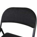 Стул складной BRABIX "Golf Plus CF-003 КОМФОРТ", чёрный каркас, чёрная ткань, 532889 — арт. SAMSON-532889
