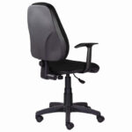 Кресло BRABIX "Comfort MG-321", регулируемая эргономичная спинка, ткань, черное, 532556 — арт. SAMSON-532556