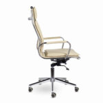Кресло офисное BRABIX PREMIUM "Kayman EX-532", экокожа, хром, бежевое, 532544 — арт. SAMSON-532544