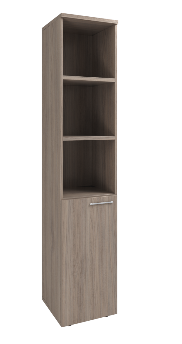 Шкаф узкий (КВ88+КВ92+ФД07) 410х400х2052 Вектор (КВ208) — арт. MONOLIT-P-A8FC9EAEE405