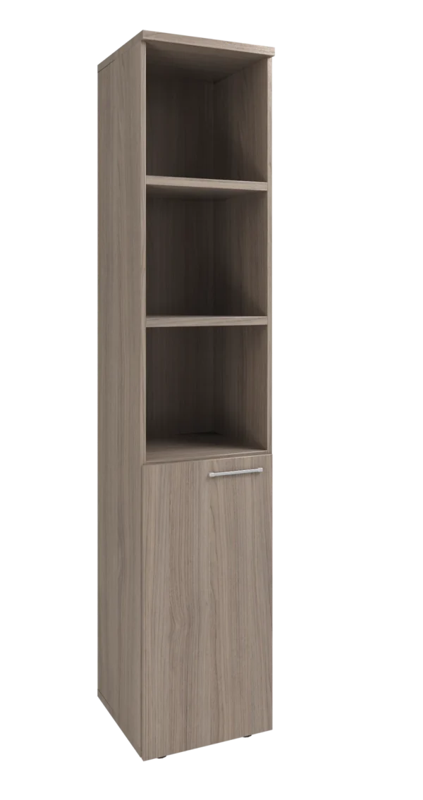 Шкаф узкий (КВ88+КВ92+ФД07) 410х400х2052 Вектор (КВ208) — арт. MONOLIT-P-A8FC9EAEE405