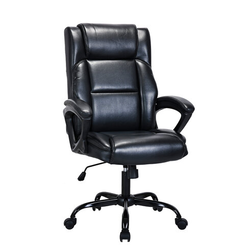 Кресло BRABIX PREMIUM "Oslo EX-549", рециклированная кожа, разборное пятилучие, черное, 532978 — арт. SAMSON-532978