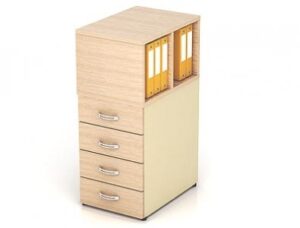 К14 Модерн (М31+М76+М78+М72) Тумба приставная с надстройкой 420х670х1115 (К14-мод) — арт. MONOLIT-P-2A3452E530EA