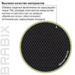 Кресло BRABIX "Saturn ER-400", с подголовником, комбинированное, черное/серое, 530871 — арт. SAMSON-530871
