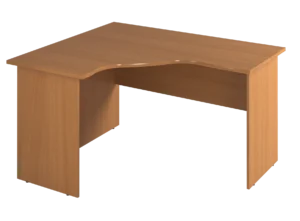 Стол криволинейный левый 1404х1204х756 Монолит (СМ27) — арт. MONOLIT-P-BCBA3D89C74C