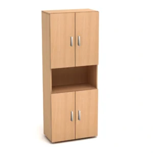 К4 Канц Шкаф высокий одна открполка (700х350х1830) (ШК31+ДК32х4) (К4-кан) — арт. MONOLIT-P-85B0F7383999