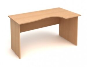 Стол криволинейный 1400х800(600)х750 правый Канц (СК30) — арт. MONOLIT-P-6BB33C7EDC00