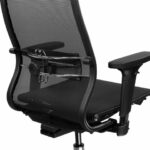 Кресло МЕТТА "ErgoLife" 10 B1-104D, хром, синхромеханизм, 2D-подлокотники, прочная сетка, черное — арт. SAMSON-532993