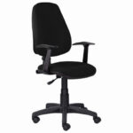 Кресло BRABIX "Comfort MG-321", регулируемая эргономичная спинка, ткань, черное, 532556 — арт. SAMSON-532556