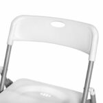 Стул складной BRABIX "Golf Lite CF-017", серебристый каркас, пластик белый, 532896 — арт. SAMSON-532896
